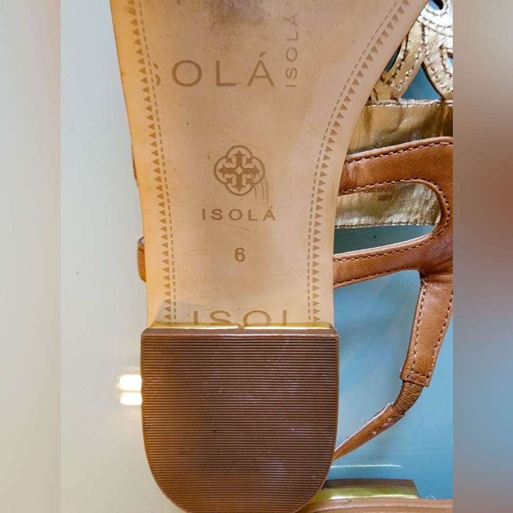 Isola - leather sandal size 6 - Picture 4 of 5